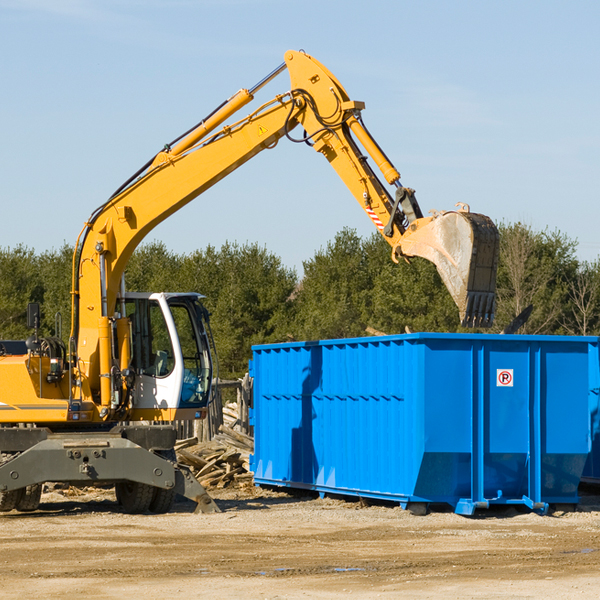 how many times can i have a residential dumpster rental emptied in Kayenta